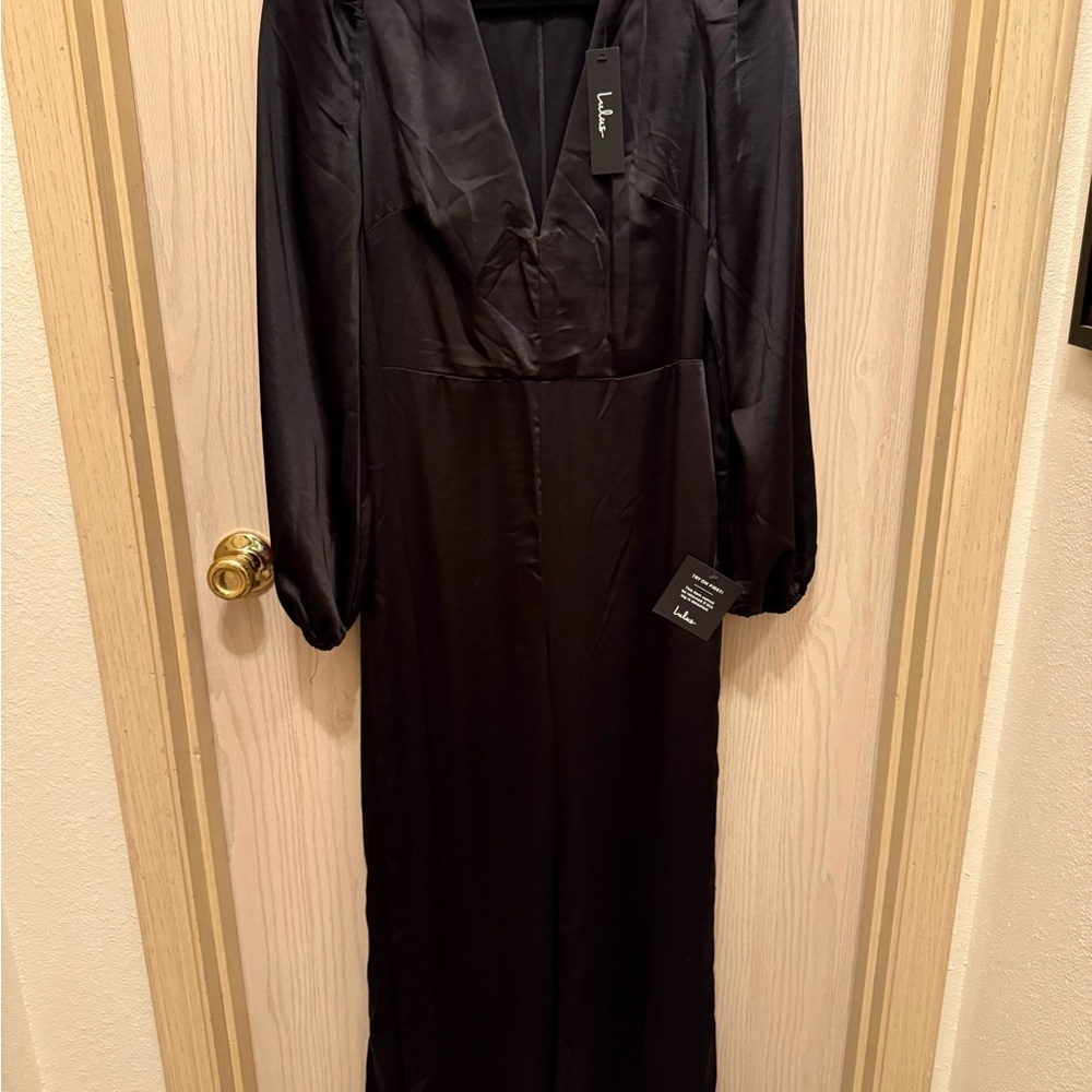 Lulu's Black Jumpsuit